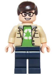 Lego Minifigür Big Bang Theory Leonard Hofstadter idea014 ürün görseli 1