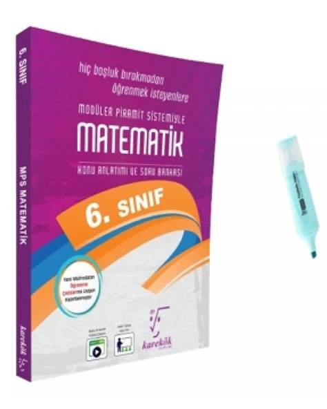 6.Sınıf Matematik MPS Konu Anlatımlı Soru Bankası (Yeni Müfredat)
