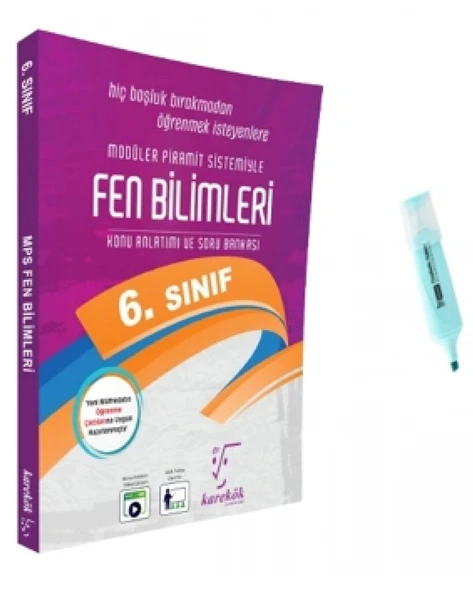 6.Sınıf Fen Bilimleri MPS Konu Anlatımlı Soru Bankası (Yeni Müfredat) ürün görseli