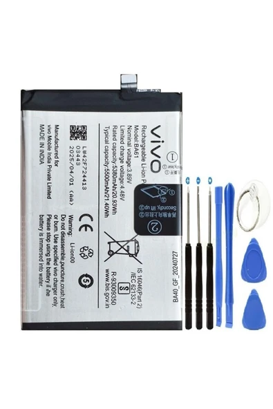 Vivo Y19s Pil Batarya BA61+ Tamir Set ürün görseli