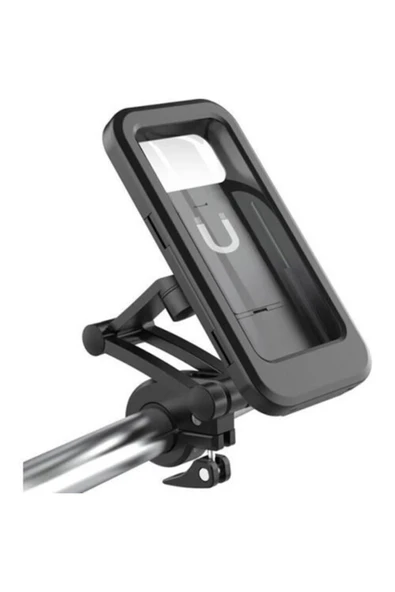 Gidon Bağlantılı Su Geçirmez Mıknatıslı Motorsiklet Telefon Tutucu ürün görseli 1