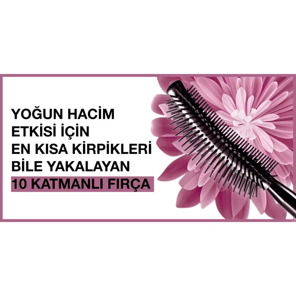 Maybelline New York, Lash Sensational, Yelpaze Etkili Maskara - Ekstra Siyah - Resim 5