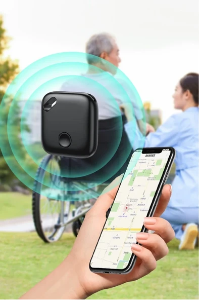 Smart Tag Airtag Akıllı Takip Cihazı Apple My Find Uyumlu Beyaz - 3
