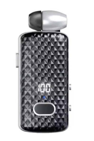 F588 Dijital Göstergeli Makaralı Titreşimli Bluetooth Kulaklık Bt 5.4 - 1
