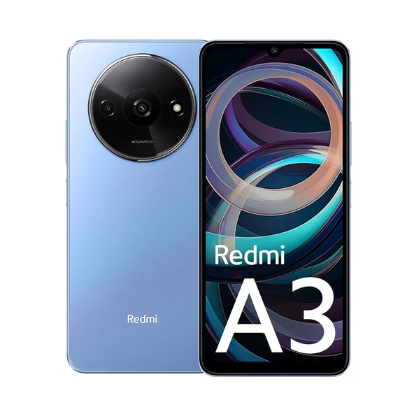 Xiaomi Redmi A3 128 GB Mavi (İthalatçı Türkiye Garantili) ürün görseli 1