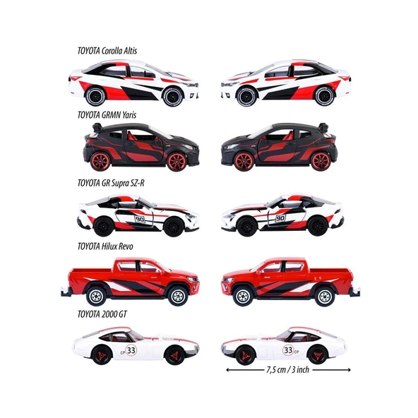 8502105003 Toyota Racing 5 Pieces Giftpack - Resim 2