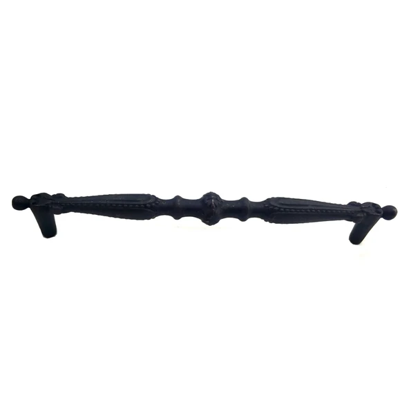 Antika Tarz Dekoratif Pirinç Yeni Sütun Mobilya Kulbu - 128mm, Oksit - 1