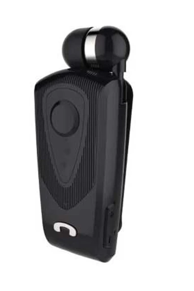 F930 Makaralı Titreşim Özellikli Bluetooth Kulaklık Siyah Uyumlu - 1