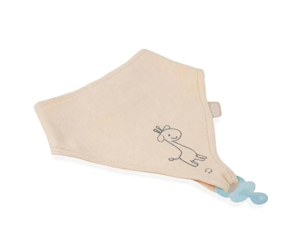 BabyJem Emzik Askılı Müslin Önlük 837 Somon - 3