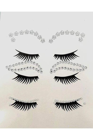 Göz Etrafı Süsleme Taşı Yapışkanlı