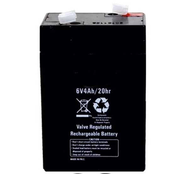 6v 4ah Bakımsız Kuru Akü - Güvenilir Güç Kaynağı ürün görseli 1