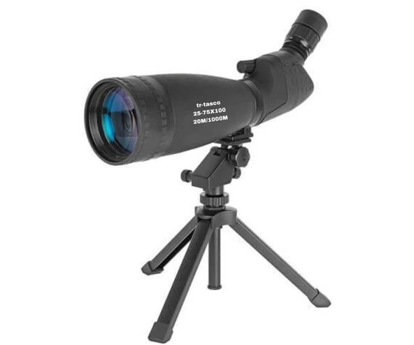 25-75x100 Tek Gözlü Kuş Gözlem Ve Ok Atış Dürbünü ürün görseli 1