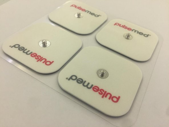 Pulsemed Çıtçıtlı Tens Pedi Çıtçıtlı Tens Elektrodu 4 Adet (2li Kutu) - 1