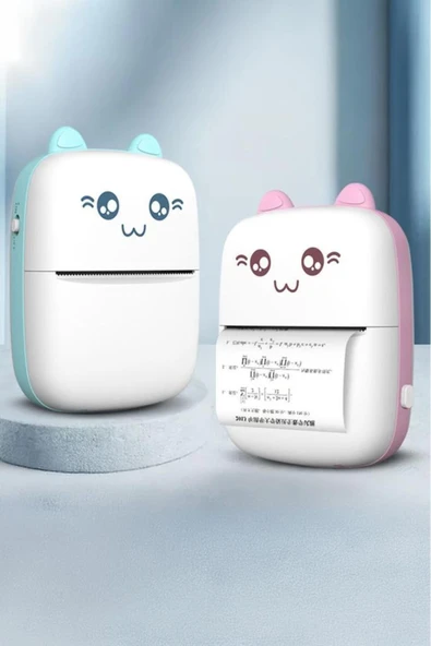 C9 Pembe Mini Yazıcı Taşınabilir Termal Yazıcı Kablosuz Bağlantı Ap Kontrol Cep Yazıcısı - 1