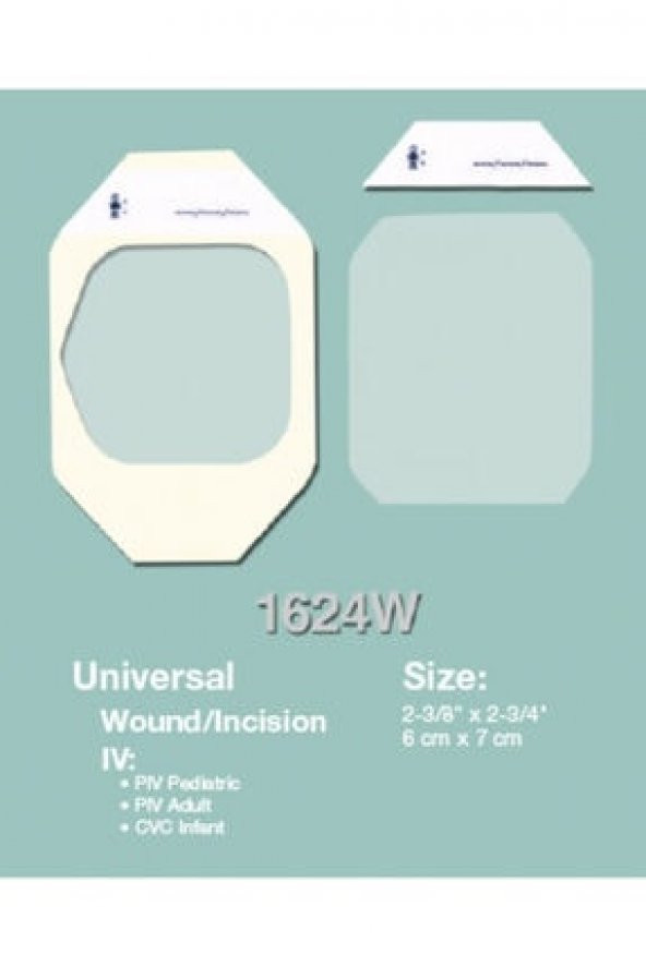 3M (10 Adet) Tegaderm 1624 6x7Cm Su Geçirmez Film Yara Örtüsü - Resim 2