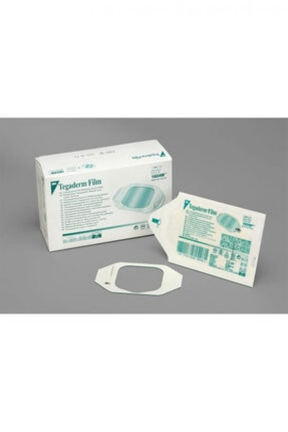 3M (10 Adet) Tegaderm 1624 6x7Cm Su Geçirmez Film Yara Örtüsü - Resim 3