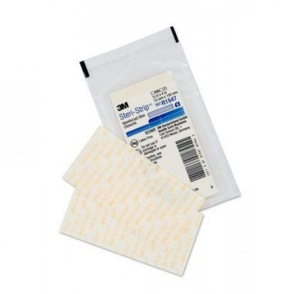 3M Steri-Strip Dikiş Bandı 12mm x 100mm R1547 5 Poşet - 2