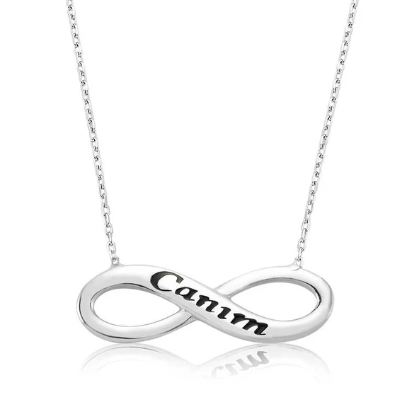 925 Ayar Gümüş Canım Sonsuzluk Kadın Gümüş Kolye PT2610278 (599599) ürün görseli 1
