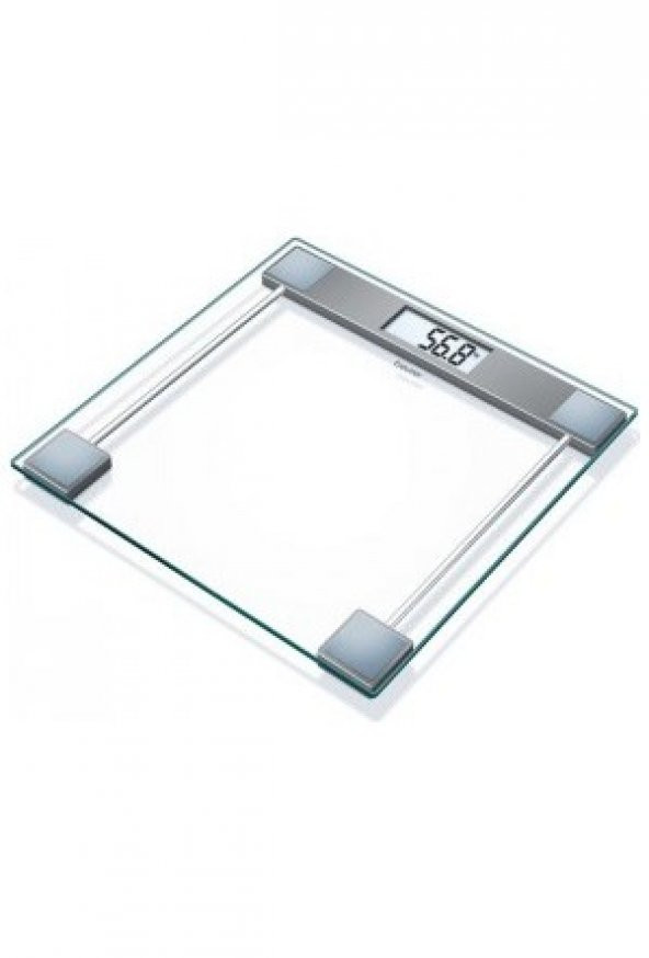 BEURER GS11 DİJİTAL Emniyetli Camdan BASKÜL TARTI TERAZİ BÜYÜK LCD EKRAN - 2