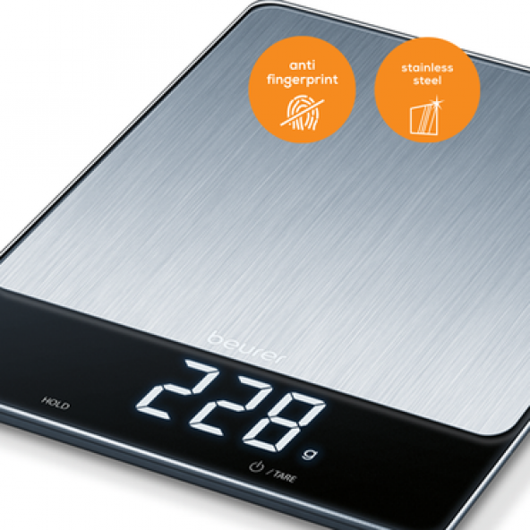 Beurer Ks 34 1 Gr.hassasiyet 15 Kg.kapasiteli Xl Mutfak Tartısı - 4