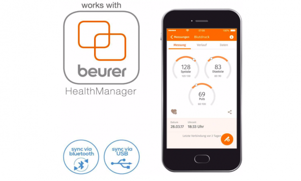 BEURER BM 85 DİJİTAL ÜST KOLDAN ölçer  TANSİYON ALETİ cihazı - 4