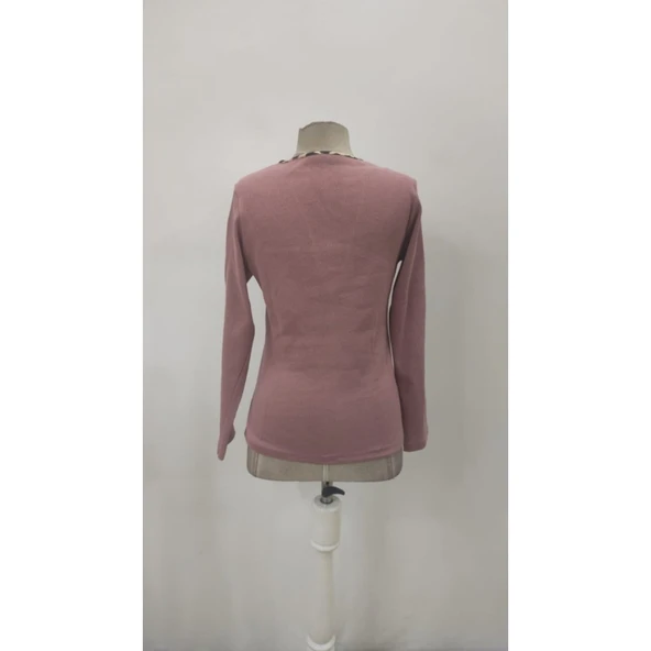 Lucky Life Kadın Uzun Kollu V Yakalı Kaşkorse Bluz - 6