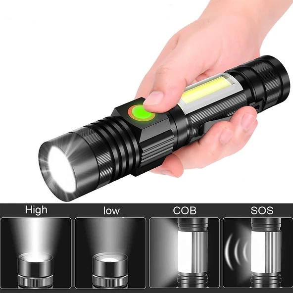 F.B.I PRO F-28A ŞARJLI MIKNATISLI EL FENERİ ürün görseli