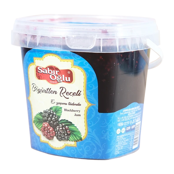 SABIROĞLU BÖĞÜRTLEN REÇELİ NET 1500 GR - Resim 3