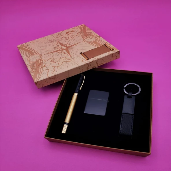 Çakmak Anahtarlık Ve Metal Roller Kalem ürün görseli