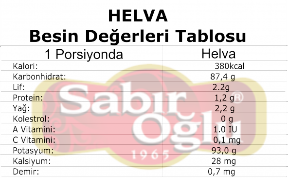 SABIROĞLU 2750 GR HELVA DİLİM KUTU KAKAO - 3