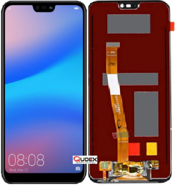 Qudex   P20 Lite (ANE-LX1) İle Uyumlu Lcd Ekran Dokunmatik
