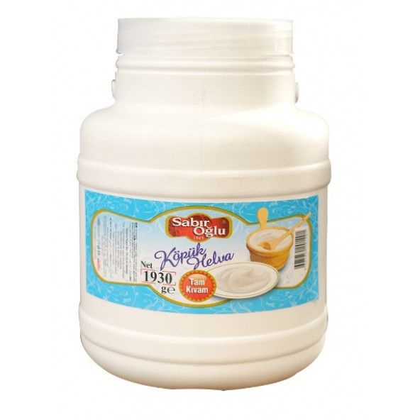 SABIROĞLU 1950 GR KÖPÜK HELVASI KÖPÜK HELVASI BİDON