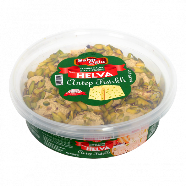 SABIROĞLU 450 GR HELVA PAPATYA FISTIKLI