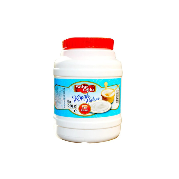 SABIROĞLU KATKISIZ KÖPÜK HELVA - 950 Gr (Glikoz içerir) - 1