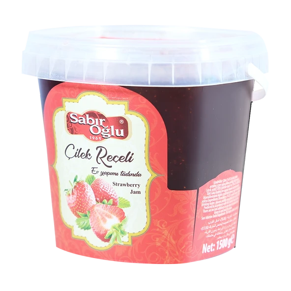 SABIROĞLU ÇİLEK REÇELİ NET 1500 GR - Resim 3