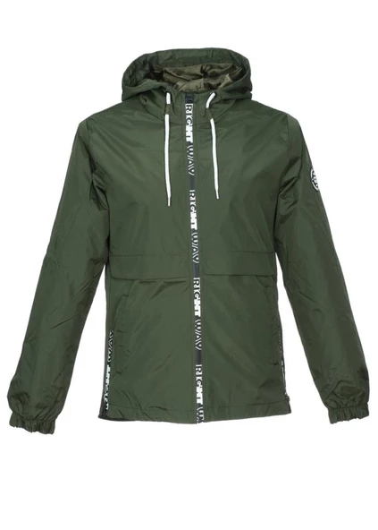 Rüzgar Geçirmez Baharlık Kumaş Mont Haki Renk - 11