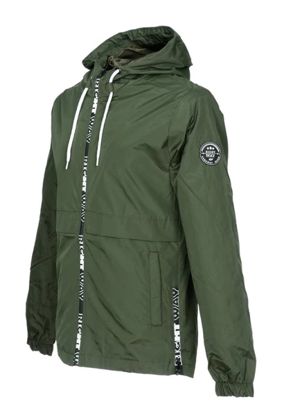 Rüzgar Geçirmez Baharlık Kumaş Mont Haki Renk - 10