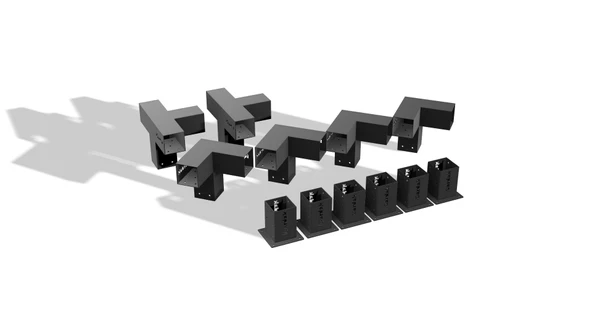 iAhşap Pergola Braket Seti 6 Ana Direkli Pergola Bağlantı Braket Seti