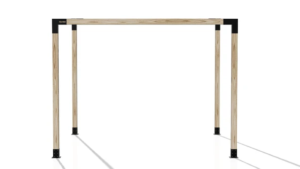 iAhşap Pergola Braket Seti 4 Ana Direkli Üstü Açık Eğimli Pergola Braket Seti - 6
