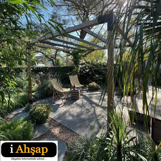 iAhşap Pergola Braket Seti 4 Ana Direkli Üstü Açık Eğimli Pergola Braket Seti - 8