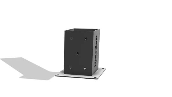 iAhşap 9 x 9 Kirişler 2 Derece Eğimli Pergola Ayağı Pergola Direk Tabanı Braket