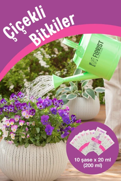 Florist çiçekli bitkiler besini - Resim 4