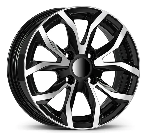 EMR-F15034-03 6.5x15" -4x108 534-3 ET25 65.10 Black Diamond Jant (4 Adet)