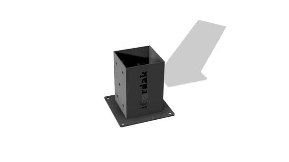 iAhşap 9 x 9 Kirişler 2 Derece Eğimli Pergola Ayağı Pergola Direk Tabanı Braket - 3