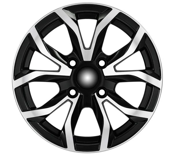 EMR-F15034-03 6.5x15" -4x108 534-3 ET25 65.10 Black Diamond Jant (4 Adet) - 2