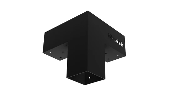 iAhşap 9 x 9 Ana direk Köşe Meretek Çıkışı 3 kollu Pergola braketi - 3