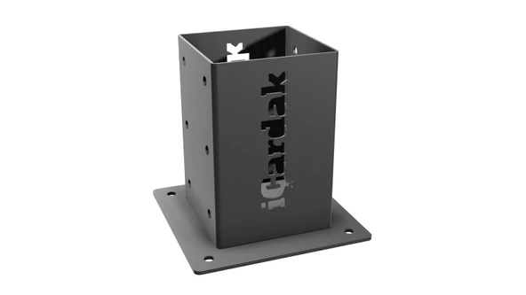 iAhşap 9 x 9 Kirişler için Pergola Ayağı Pergola Direk Tabanı Braketi - 2