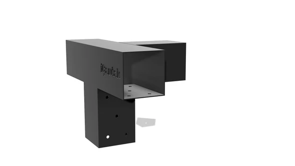 iAhşap 9 x 9 Ana direk Meretekler Bağlantısı 90 derece 4 kollu Pergola braketi - 3