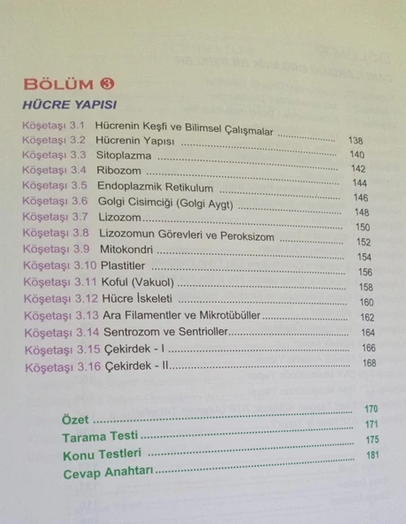 9. Sınıf Biyoloji Modüler piramit sistemiyle Konu Anlatımı ve Soru Çözümü Karekök Yayınları - 4