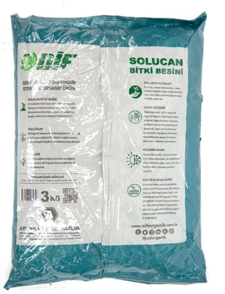 Nif solucan bitki besini - Resim 2